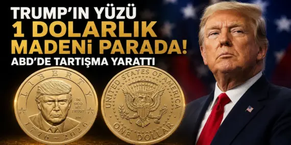Trump’ın Yüzü ABD Parasına Girdi! 1 Dolarlık Madeni Para Ortalığı Karıştırdı