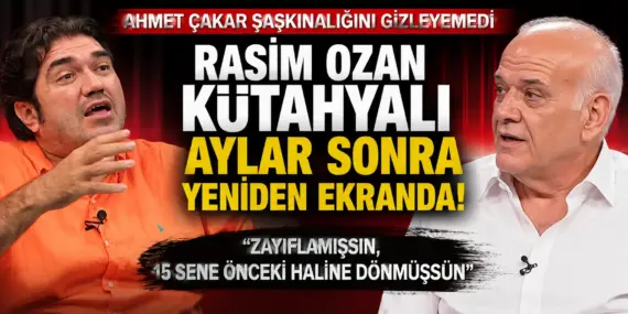 Rasim Ozan Kütahyalı Aylar Sonra Ortaya Çıktı! Yeni Hali Herkesi Şaşırttı