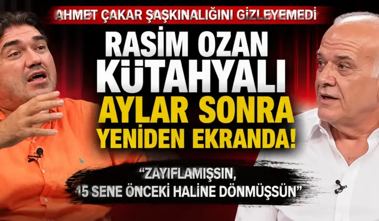 Rasim Ozan Kütahyalı Aylar Sonra Ortaya Çıktı! Yeni Hali Herkesi Şaşırttı