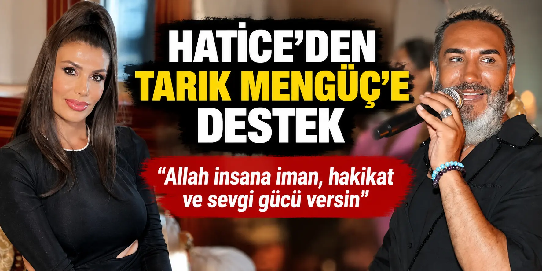 Tarık Mengüç’ün sitemine Hatice’den sert çıkış: “Aynen katılıyorum”