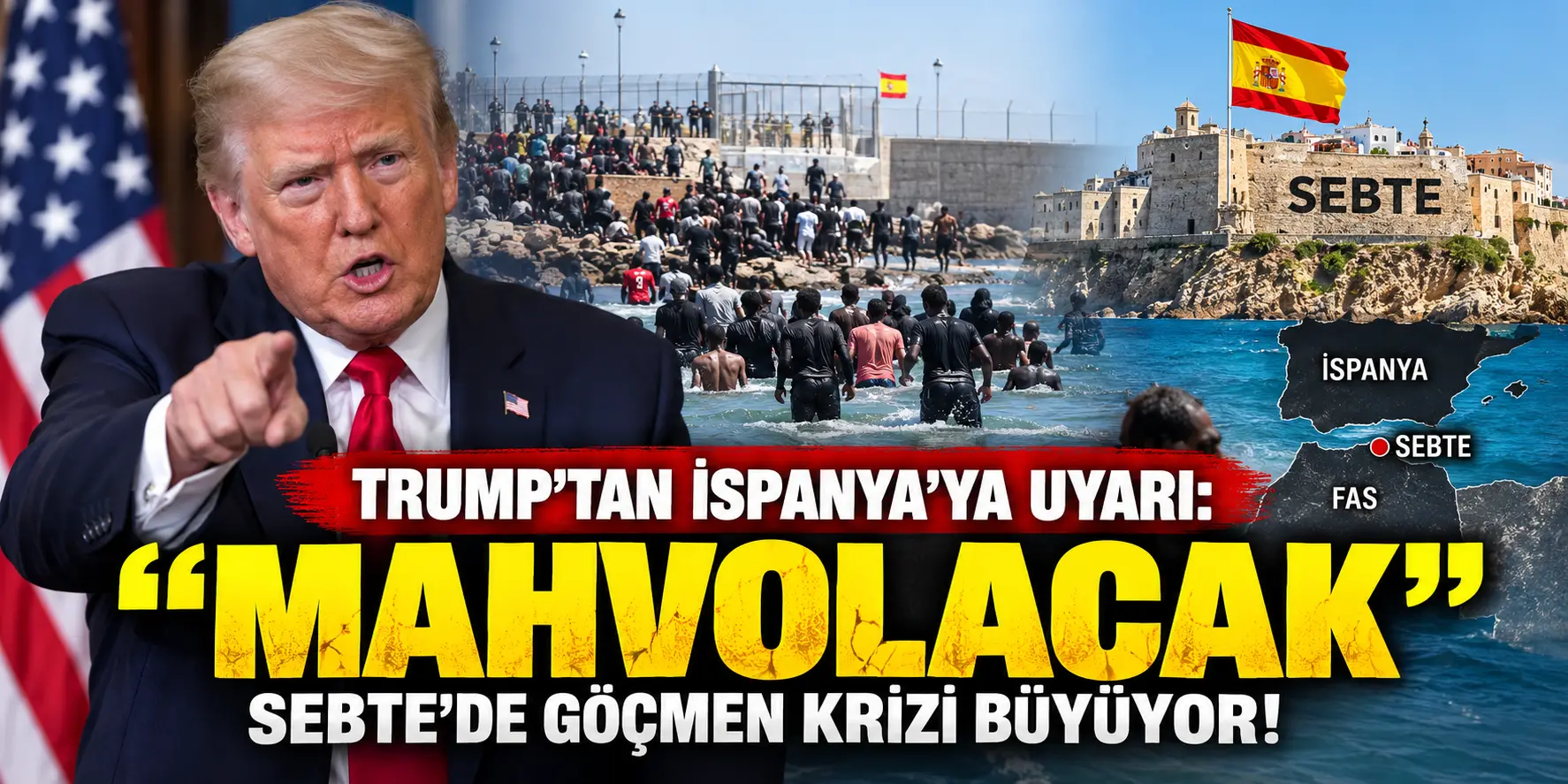 İspanya’da Göçmen İsyanı! 70 Bin Kişilik Dalgaya Karşı Sokaklar Ayağa Kalktı