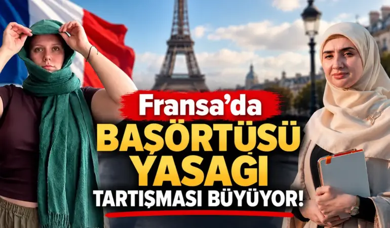 Fransa’da Başörtüsü Savaşı Başladı! Kadınlar Sosyal Medyada Ayağa Kalktı