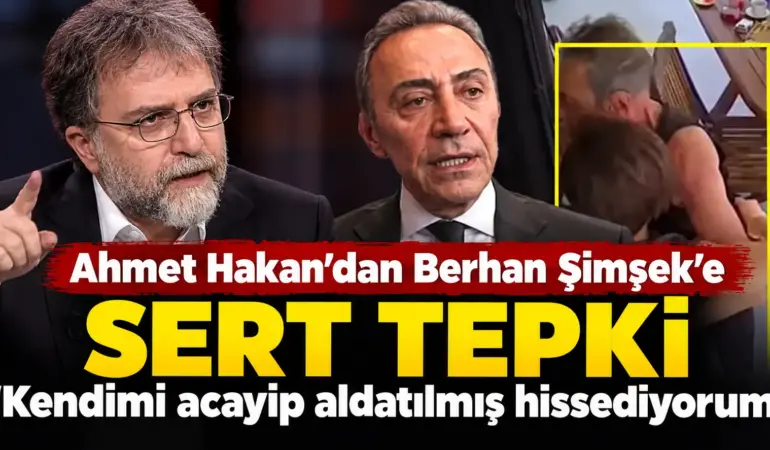 Görüntüler Ortalığı Karıştırdı! Ahmet Hakan’dan Berhan Şimşek’e Sert Sözler