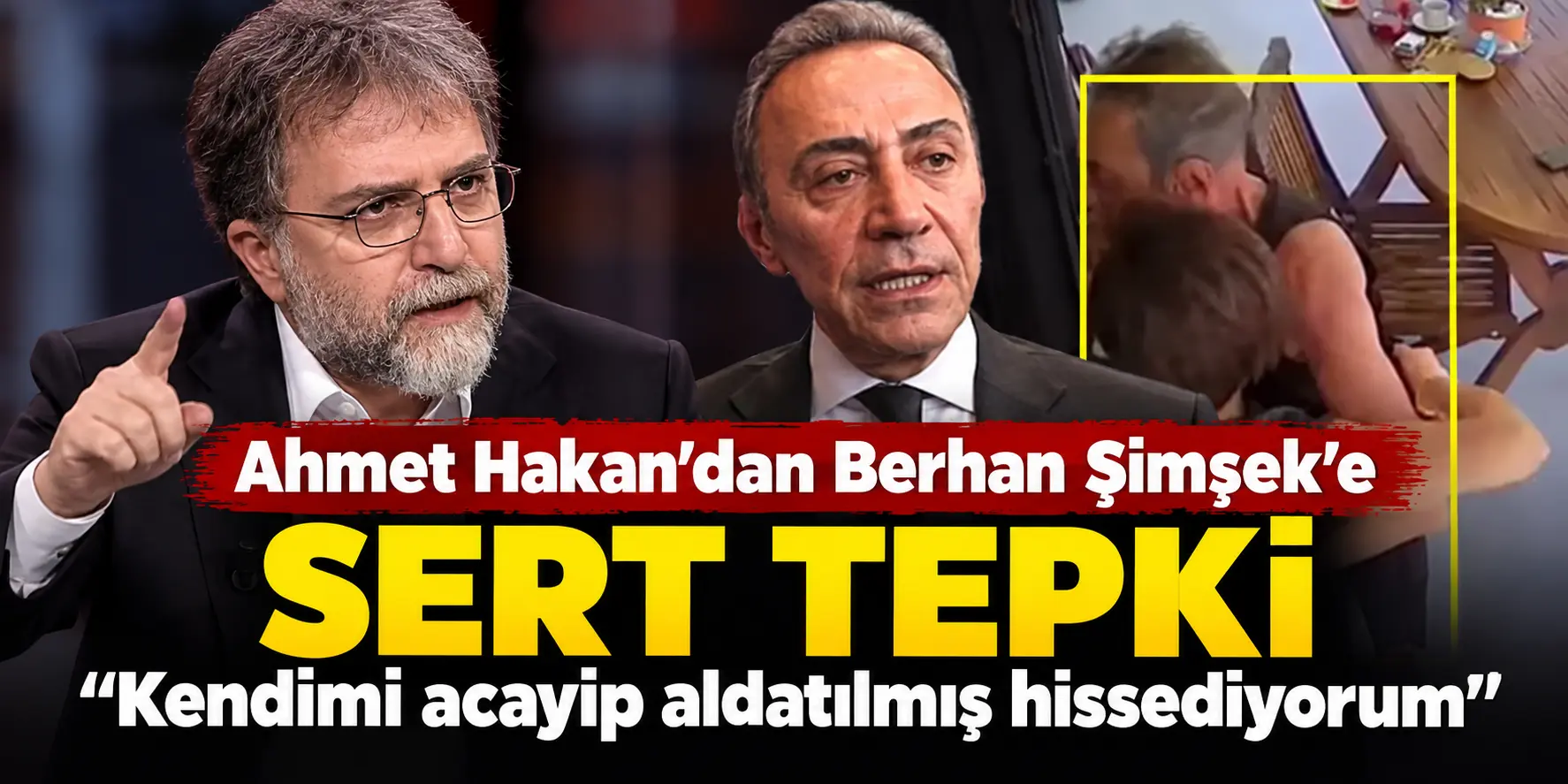 Görüntüler Ortalığı Karıştırdı! Ahmet Hakan’dan Berhan Şimşek’e Sert Sözler