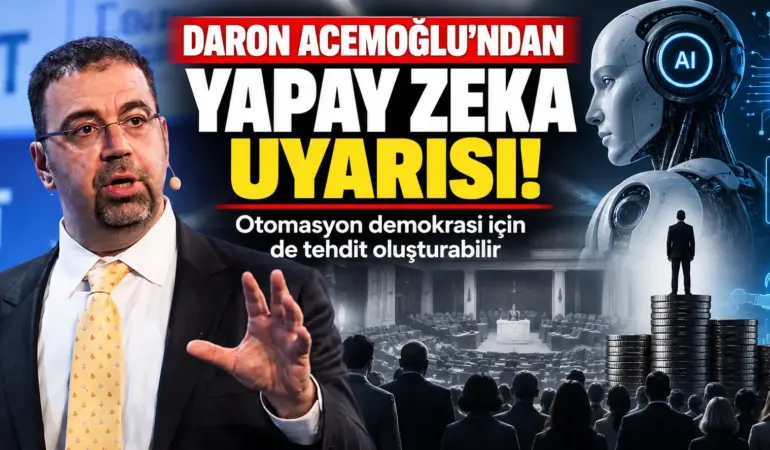 Daron Acemoğlu’ndan Çarpıcı Uyarı! Yapay Zeka Ekonomiyi Değil, Siyaseti De Değiştirebilir