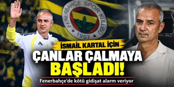 Fenerbahçe’de Büyük Alarm! İsmail Kartal İçin Çanlar Şimdiden Çalıyor