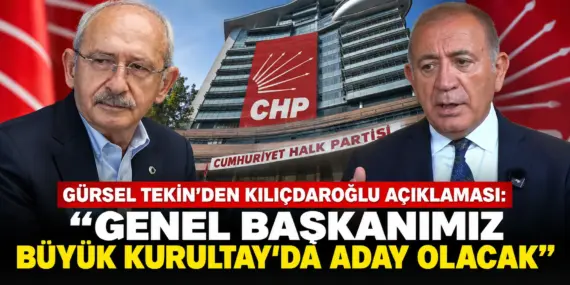 Gürsel Tekin’den Chp Kulislərini Sarsan Sözler! “Aklınızı Başınıza Alın”
