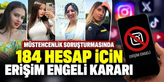 Müstehcenlik Soruşturmasında Flaş Gelişme! 184 Hesaba Erişim Engeli