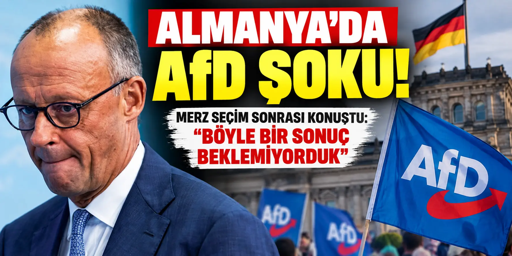 Merz İçin Sandık Kabusu! AfD Farkı Açtı, CDU Ağır Yenilgi Aldı