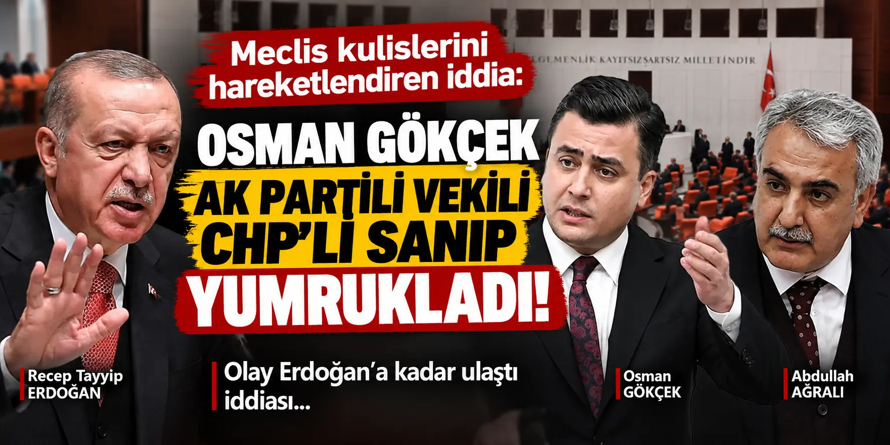 Meclis’te Şok Olay! Osman Gökçek, AK Partili Vekili CHP’li Sandı İddiası