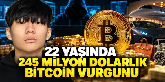 22 Yaşındaki Gencin Akılalmaz Vurgunu: 245 Milyon Dolarlık Bitcoin Çaldı