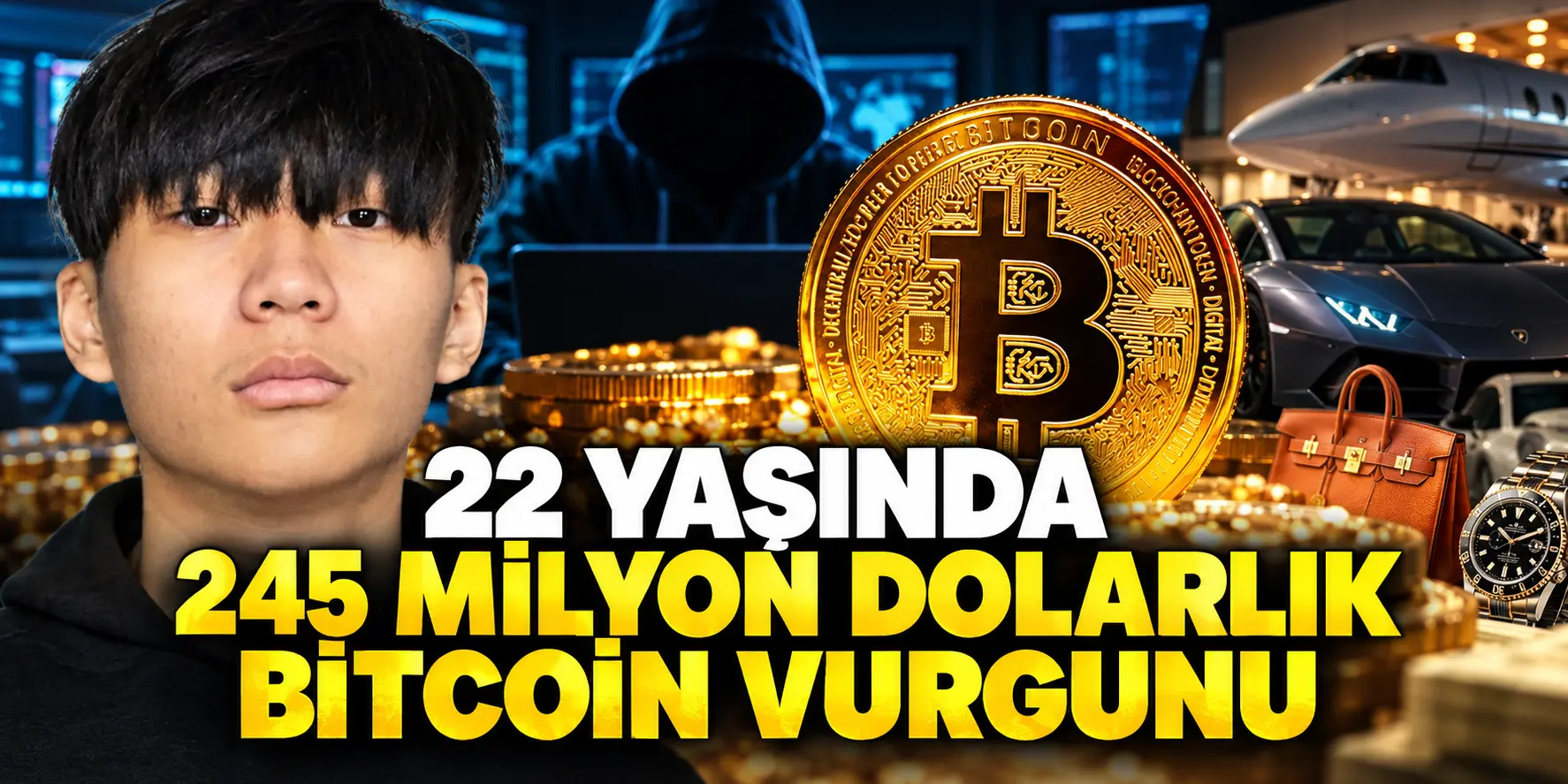 22 Yaşındaki Gencin Akılalmaz Vurgunu: 245 Milyon Dolarlık Bitcoin Çaldı