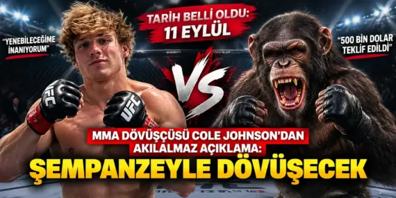 MMA Dövüşçüsünden Akılalmaz Karar: Şempanzeyle Dövüşecek! Tarih Belli Oldu
