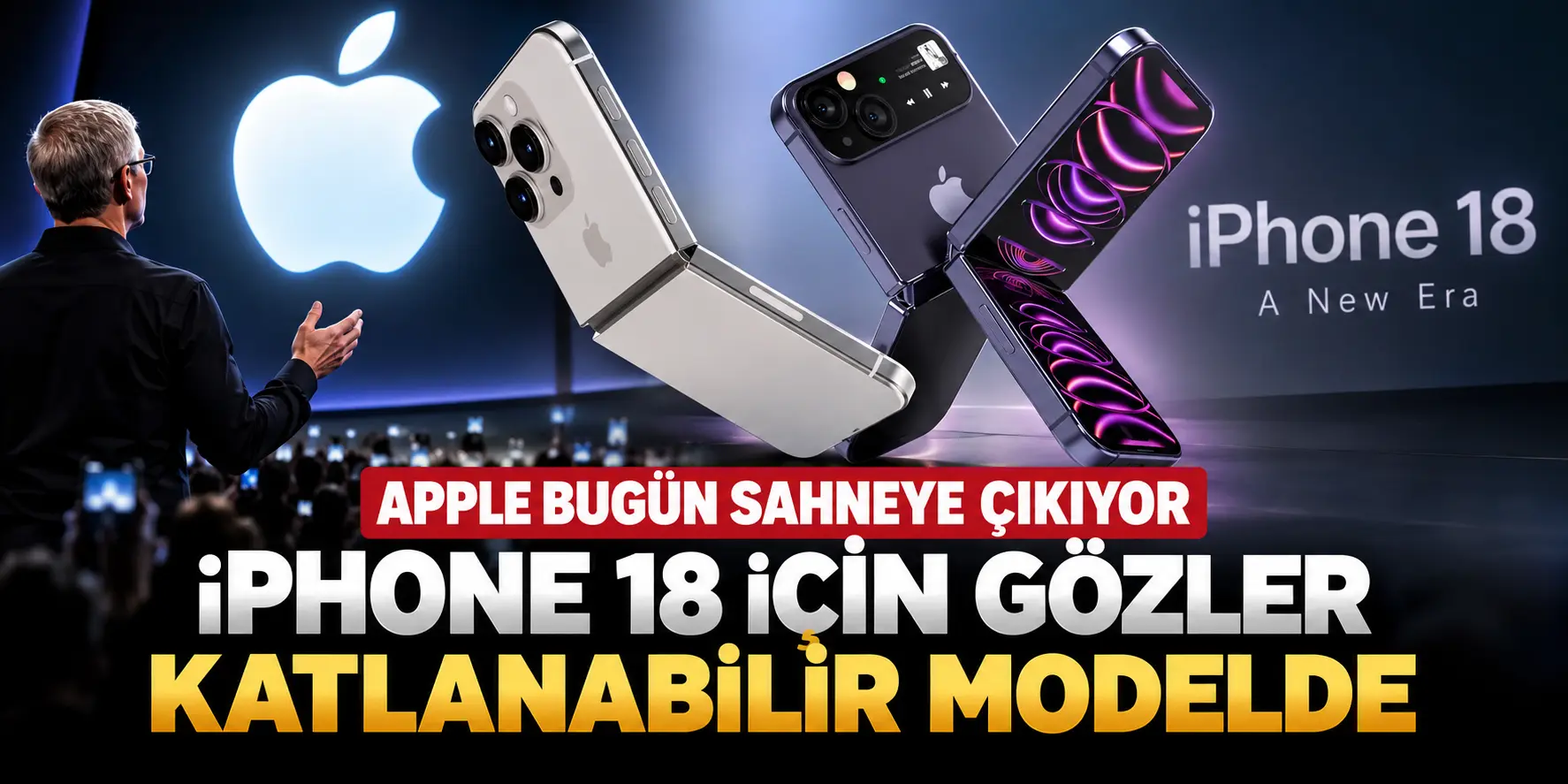 Apple’dan Teknoloji Dünyasını Sarsacak Hamle! Katlanabilir iPhone Geliyor