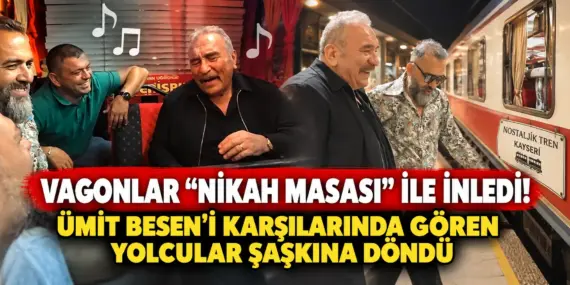 Trende Şok Sürpriz! Ümit Besen Bir Anda “Nikah Masası”nı Söylemeye Başladı