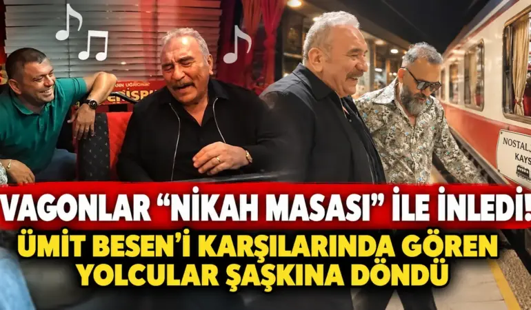 Trende Şok Sürpriz! Ümit Besen Bir Anda “Nikah Masası”nı Söylemeye Başladı