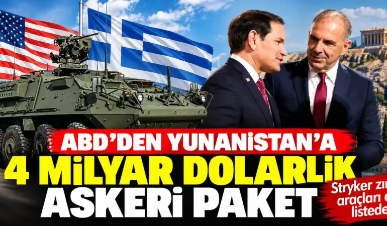 ABD’den Yunanistan’a 4 Milyar Dolarlık Askeri Paket! Stryker Zırhlı Araçları da Listede