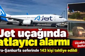 AJet Uçağında Patlayıcı Alarmı