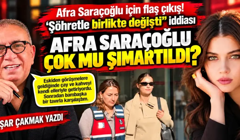 Afra Saraçoğlu İçin Flaş Çıkış! (1)