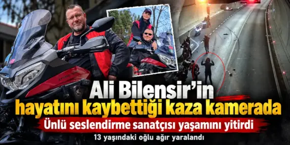 Ali Bilensir’in Öldüğü Kaza Kamerada! Baba ve Oğlunun Savrulduğu Anlar Ortaya Çıktı