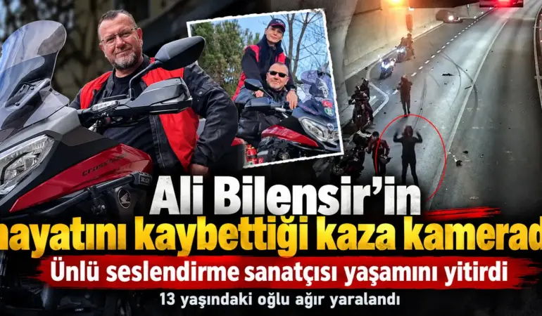 Ali Bilensir’in Öldüğü Kaza Kamerada! Baba ve Oğlunun Savrulduğu Anlar Ortaya Çıktı