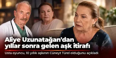 Aliye Uzunatağan’dan Aşk İtirafı