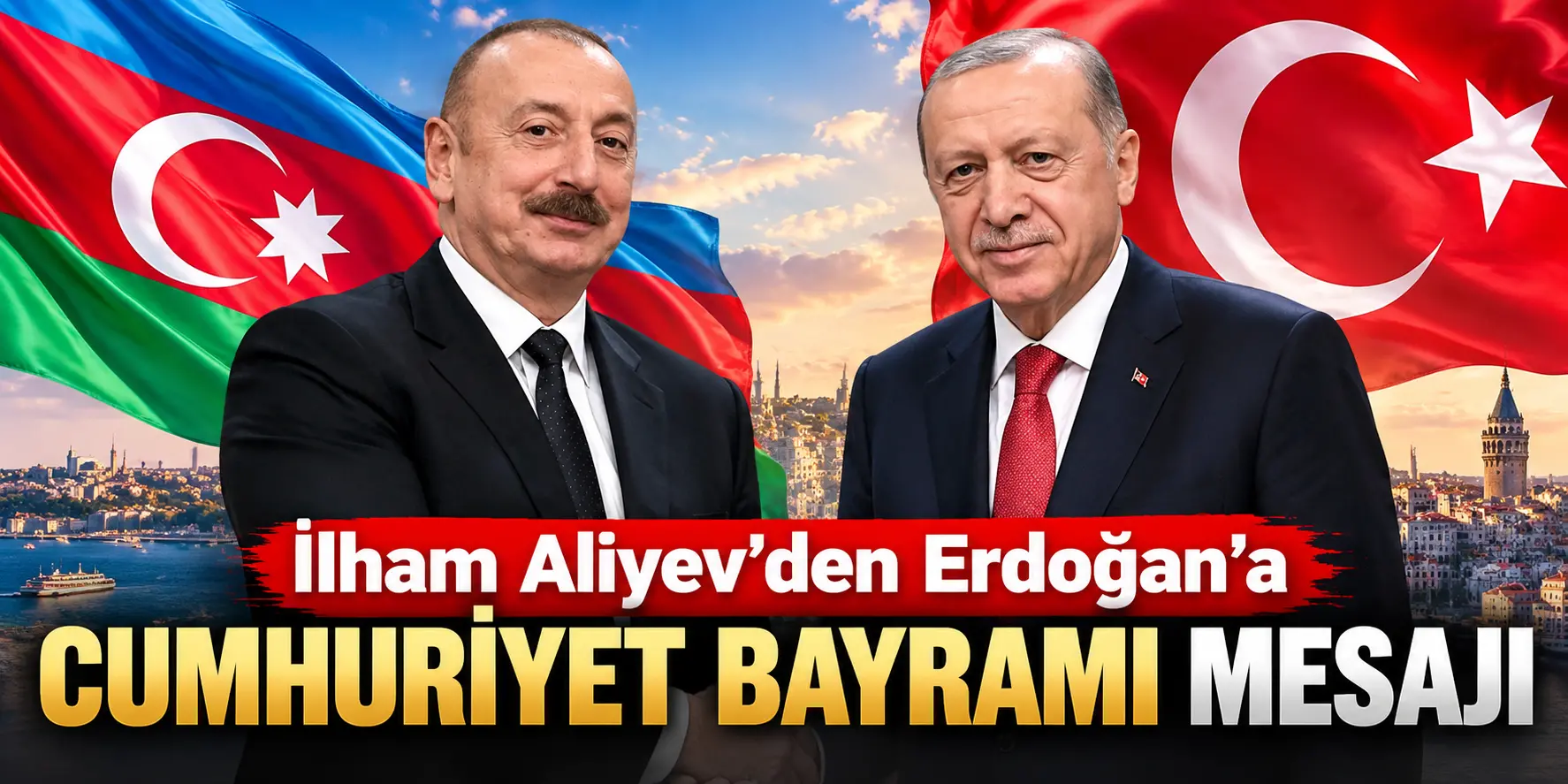 İlham Aliyev’den Erdoğan’a Cumhuriyet Bayramı mesajı