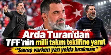 Arda Turan’dan Milli Takım Yanıtı