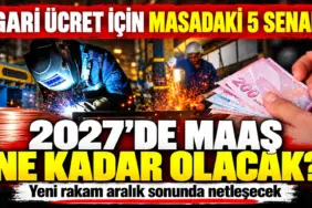 Asgari Ücret İçin 5 Senaryo