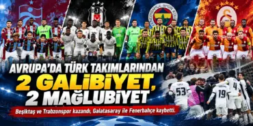 Avrupa’da Türk Takımlarından İki Galibiyet