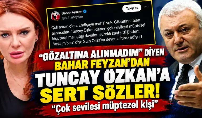 Bahar Feyzan’dan “gözaltı” iddiasına sert yanıt! Uçak kapısında polis detayı