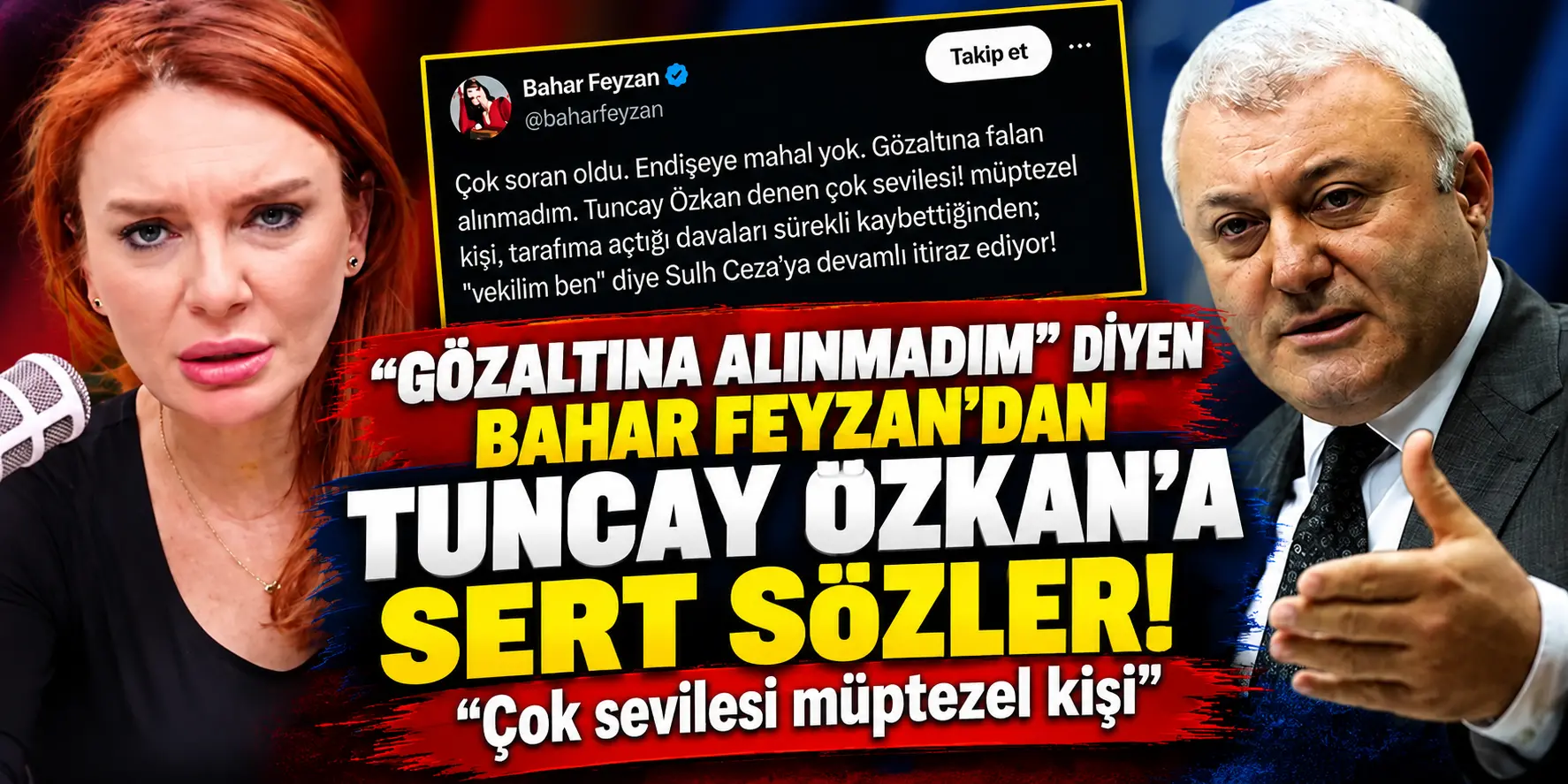 Bahar Feyzan’dan “gözaltı” iddiasına sert yanıt! Uçak kapısında polis detayı
