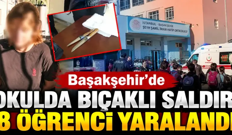 Okulda Kanlı Saldırı! 15 Yaşındaki Öğrenci 8 Çocuğu Bıçakladı