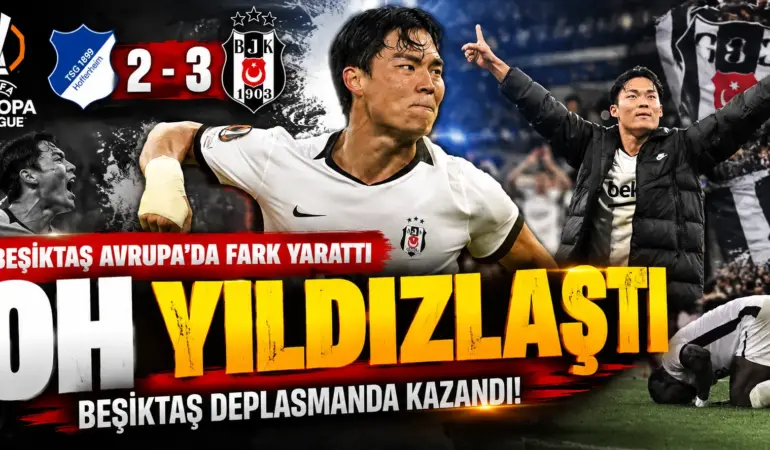 Beşiktaş’tan Almanya’da Muhteşem Zafer! Hyeon-Gyu Oh Maça Damga Vurdu