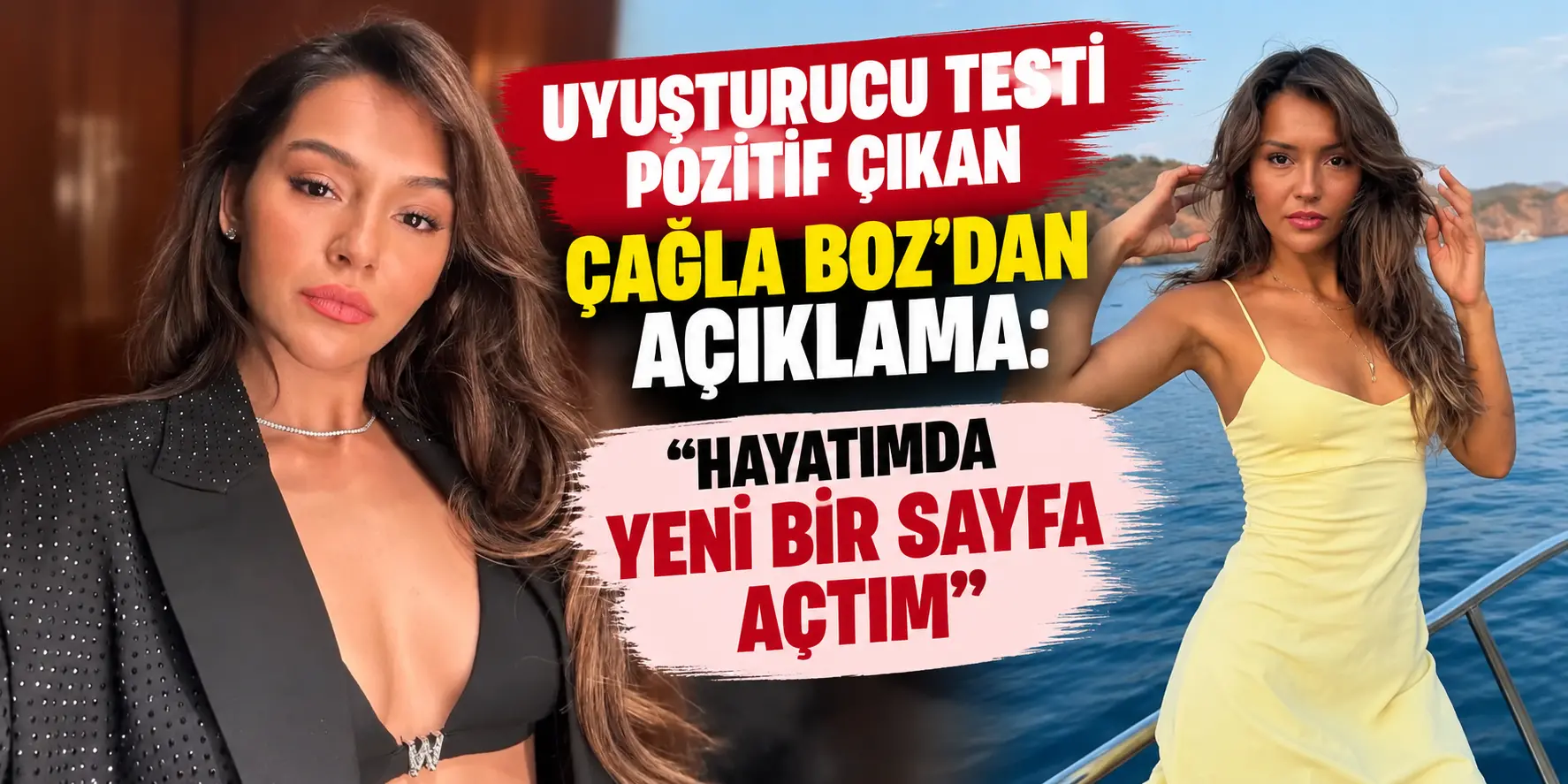 Çağla Boz’dan uyuşturucu testi sonrası ilk açıklama: “Geçmiş kullanımla ilgili”
