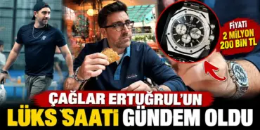 Çağlar Ertuğrul’un Lüks Saati Gündemde