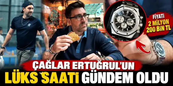 Çağlar Ertuğrul’un kolundaki saat olay oldu! Değeri dudak uçuklattı
