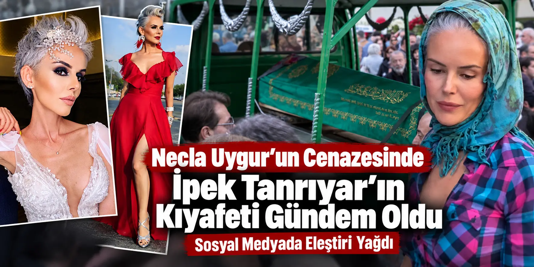 Necla Uygur’un Cenazesinde İpek Tanrıyar’ın Kıyafeti Olay Oldu! Sosyal Medyada Tepki Çekti