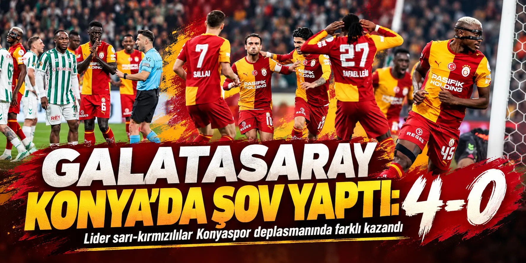 Galatasaray’dan Konya’da gol şov! Konyaspor’a 4 gollü tarife