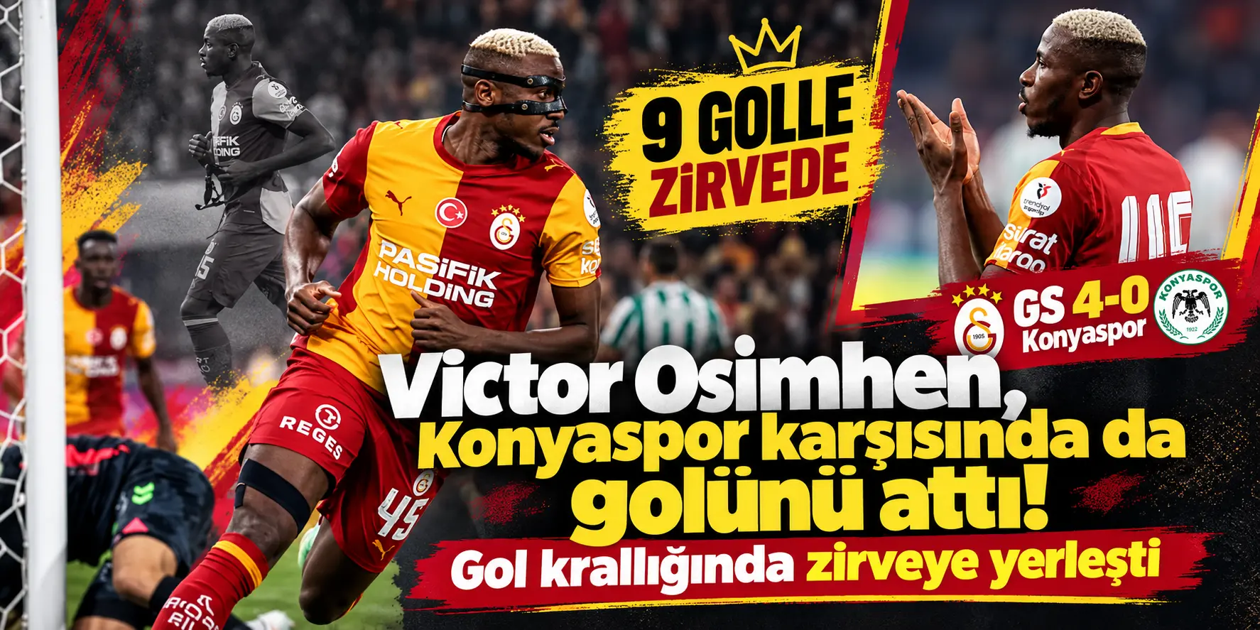Galatasaray’ın Yıldızı Osimhen Durdurulamıyor