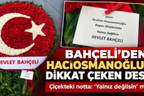 Çiçeklerdeki Destek Mesajı