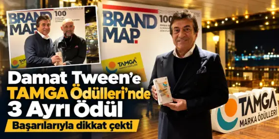 Damat Tween’e TAMGA Ödülleri’nde Büyük Gurur! Üç Ödülle Geceye Damga Vurdu