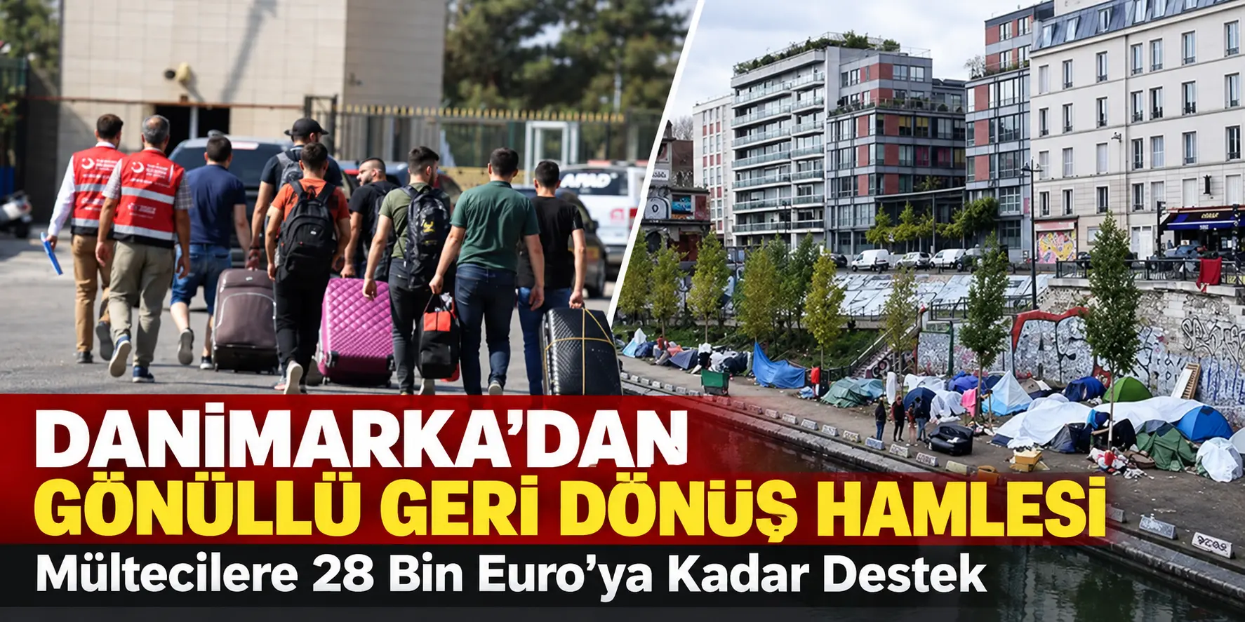 Danimarka’dan Radikal Karar! Geri Dönüş Yapan Mültecilere 28 Bin Euro