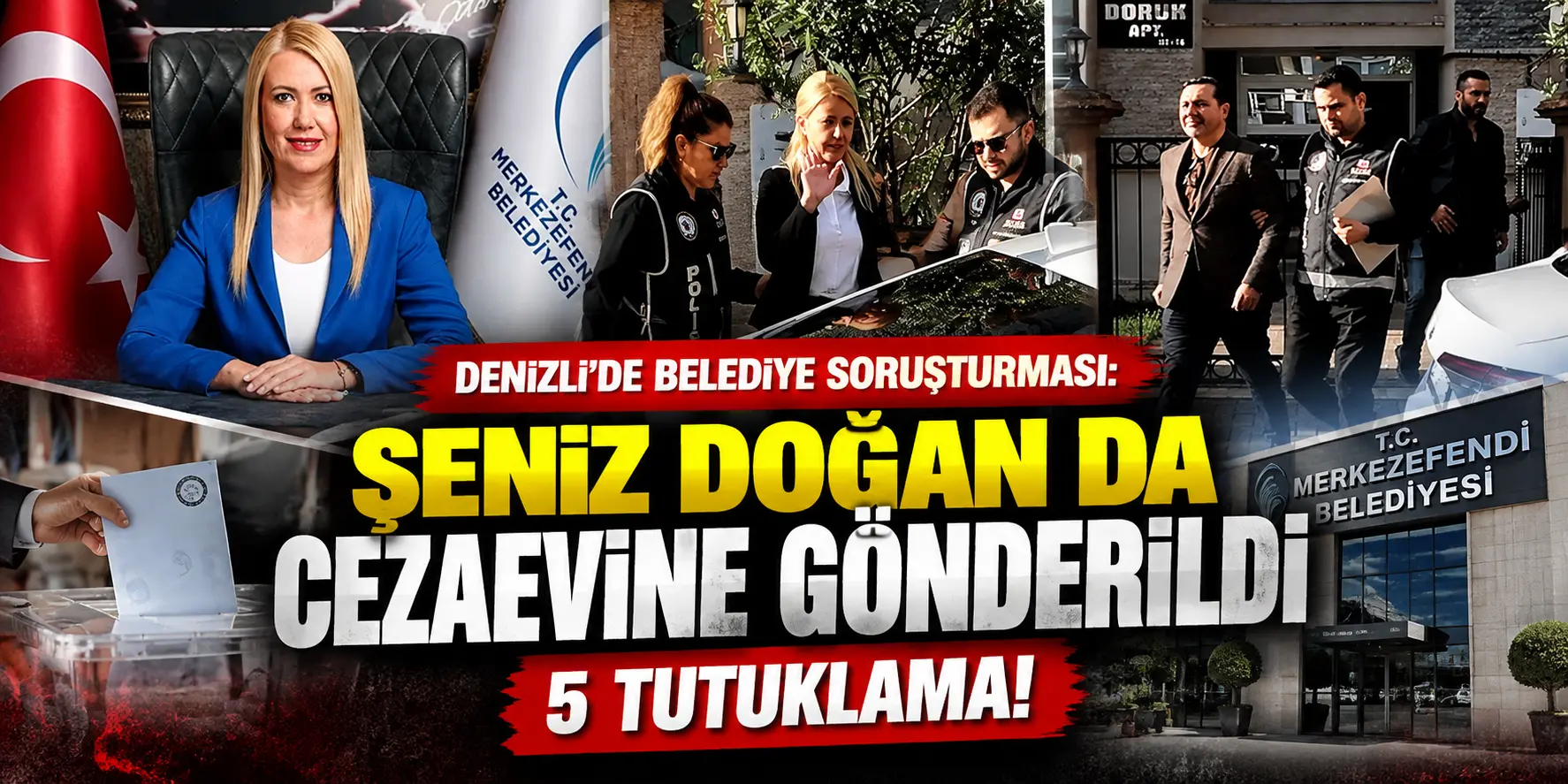 Denizli’de belediyeye yönelik soruşturmada flaş gelişme: 5 kişi tutuklandı