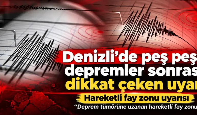 Denizli’de peş peşe depremler! Prof. Dr. Osman Bektaş’tan “deprem tümörü” uyarısı