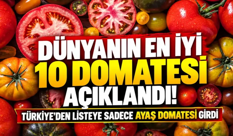 İtalyanlar Zirveyi Aldı, Türkiye’den Ayaş Domatesi İlk 10’a Girdi!
