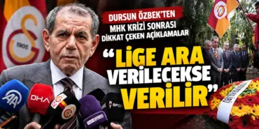 Dursun Özbek’ten Dikkat Çeken Açıklama