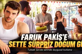 Faruk Pakiş’e Sette Sürpriz Doğum Günü