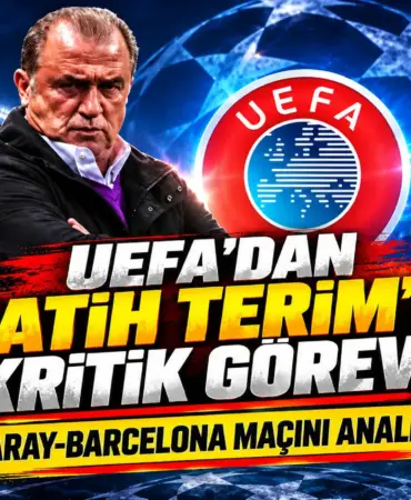Fatih Terim’e UEFA’dan Kritik Görev