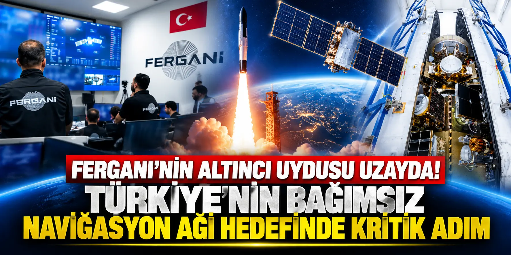Fergani’nin Altıncı Uydusu Uzayda